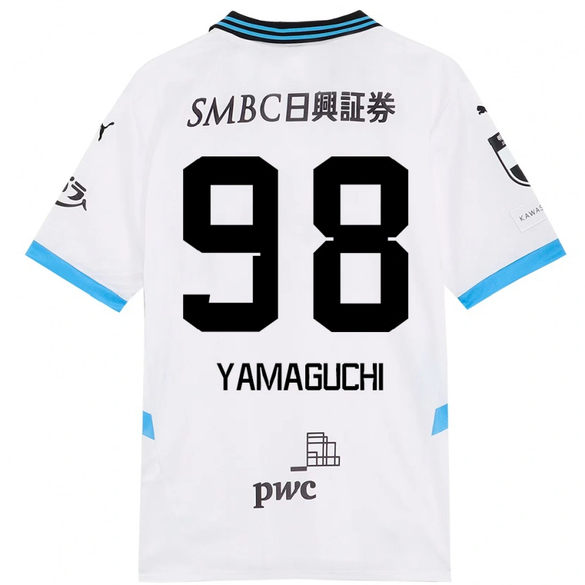 Danxen Damen Louis Thébault-Yamaguchi #98 Weiß Himmelblau Auswärtstrikot Trikot 2025/26 T-Shirt Österreich