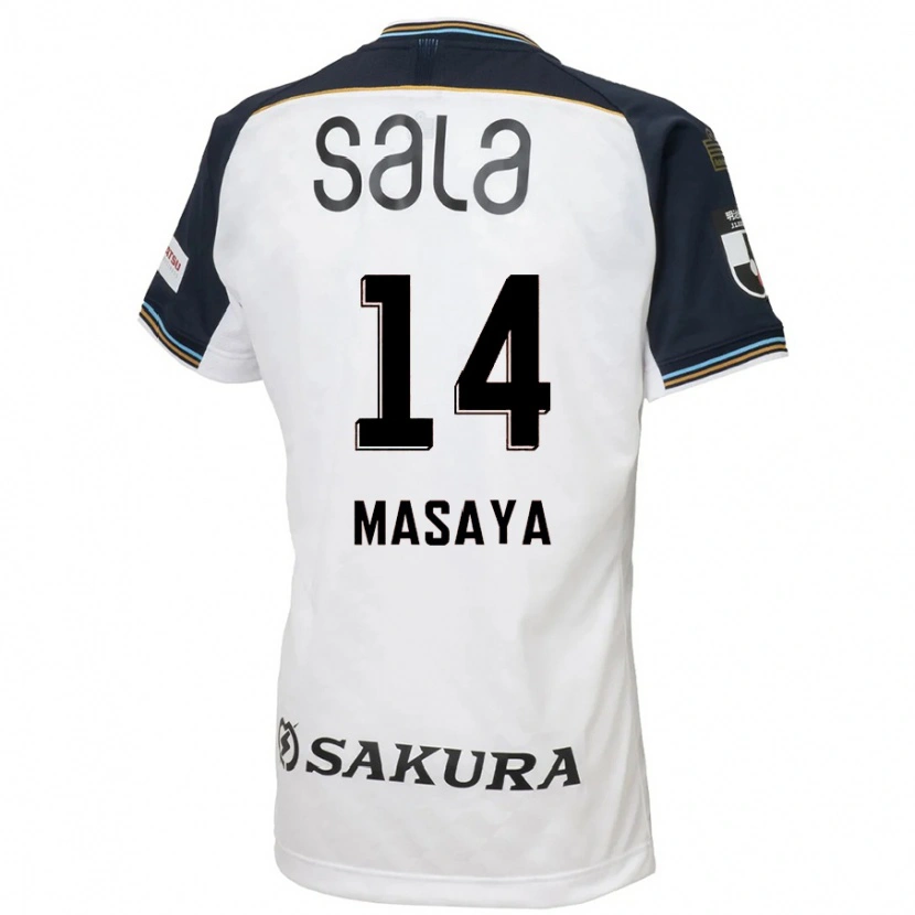 Danxen Damen Masaya Matsumoto #14 Weiß Schwarz Auswärtstrikot Trikot 2025/26 T-Shirt Österreich