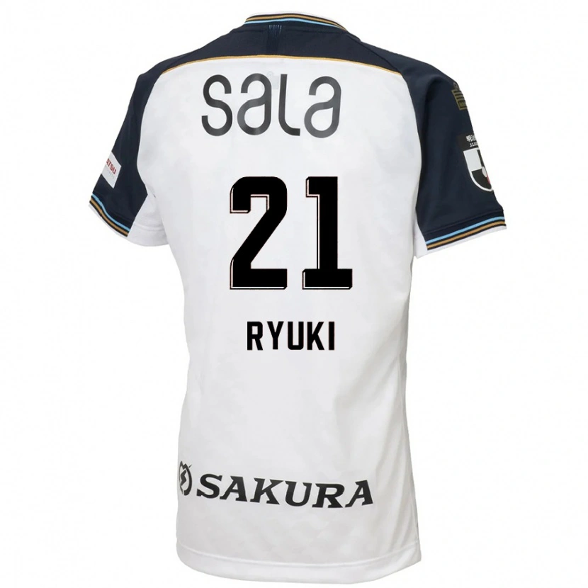 Danxen Damen Ryuki Miura #21 Weiß Schwarz Auswärtstrikot Trikot 2025/26 T-Shirt Österreich