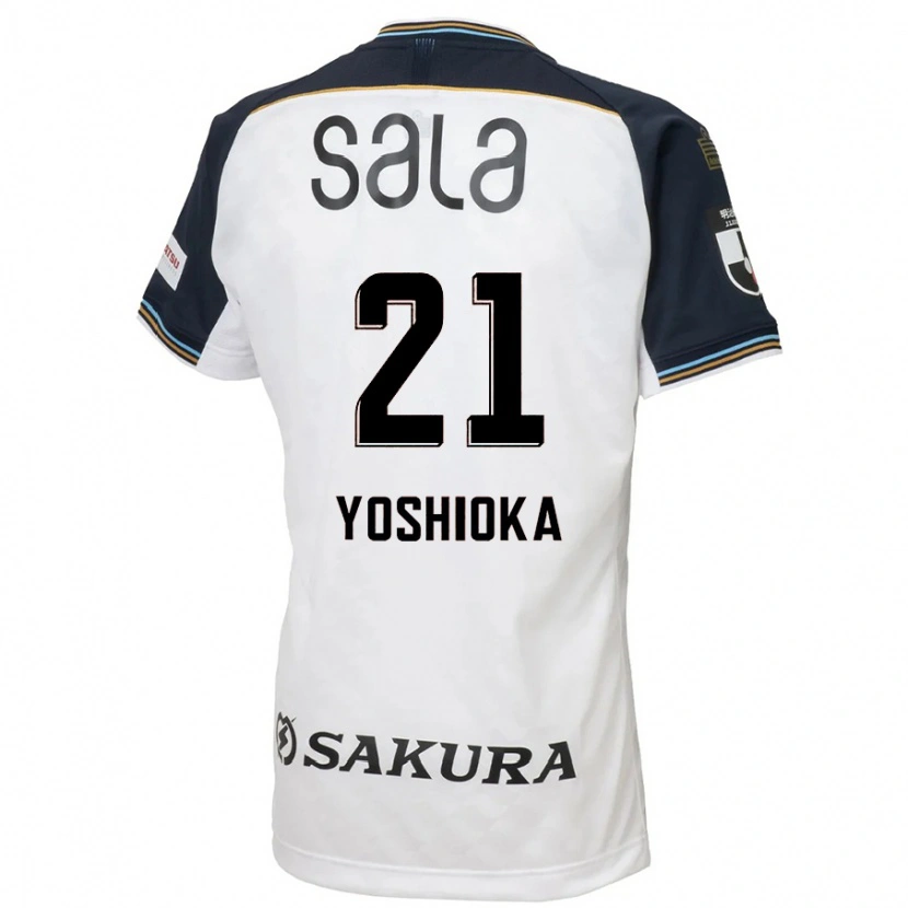 Danxen Damen Kanta Yoshioka #21 Weiß Schwarz Auswärtstrikot Trikot 2025/26 T-Shirt Österreich