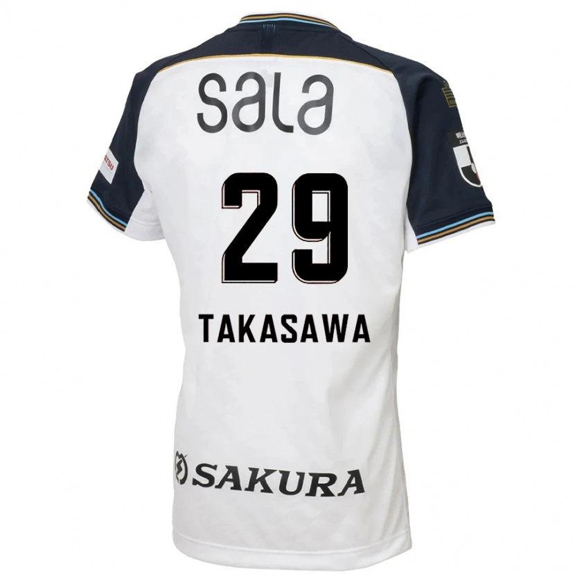 Danxen Damen Kaito Takasawa #29 Weiß Schwarz Auswärtstrikot Trikot 2025/26 T-Shirt Österreich