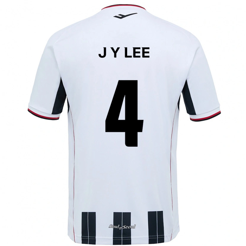 Danxen Damen Young-Jun Lee #4 Weiß Schwarz Auswärtstrikot Trikot 2025/26 T-Shirt Österreich