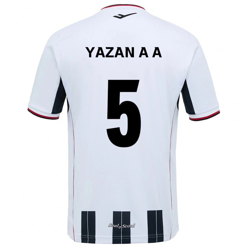 Danxen Damen Yazan Al-Arab #5 Weiß Schwarz Auswärtstrikot Trikot 2025/26 T-Shirt Österreich