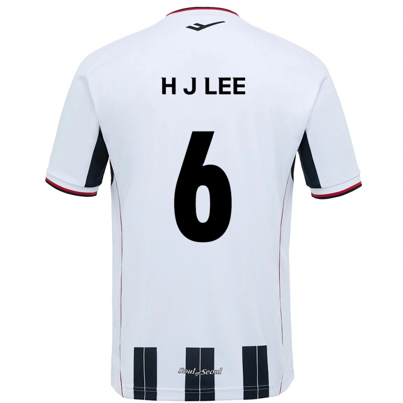 Danxen Damen Ju-Hwan Lee #6 Weiß Schwarz Auswärtstrikot Trikot 2025/26 T-Shirt Österreich