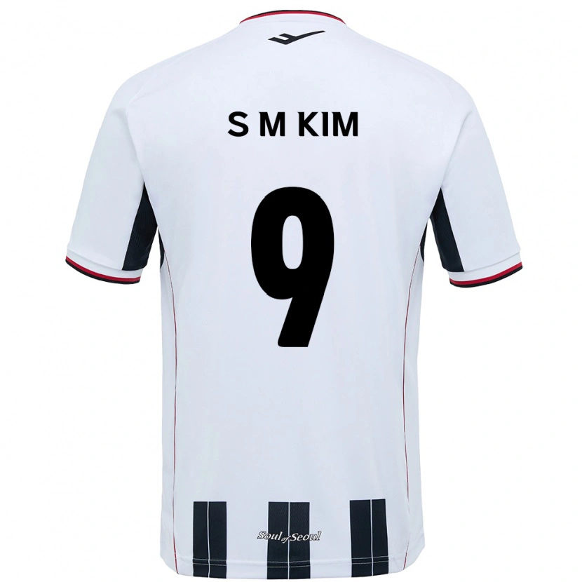 Danxen Damen Min-Sung Kim #9 Weiß Schwarz Auswärtstrikot Trikot 2025/26 T-Shirt Österreich