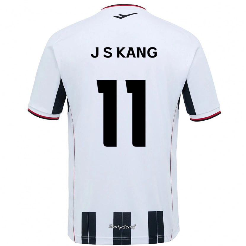 Danxen Damen Seong-Jin Kang #11 Weiß Schwarz Auswärtstrikot Trikot 2025/26 T-Shirt Österreich
