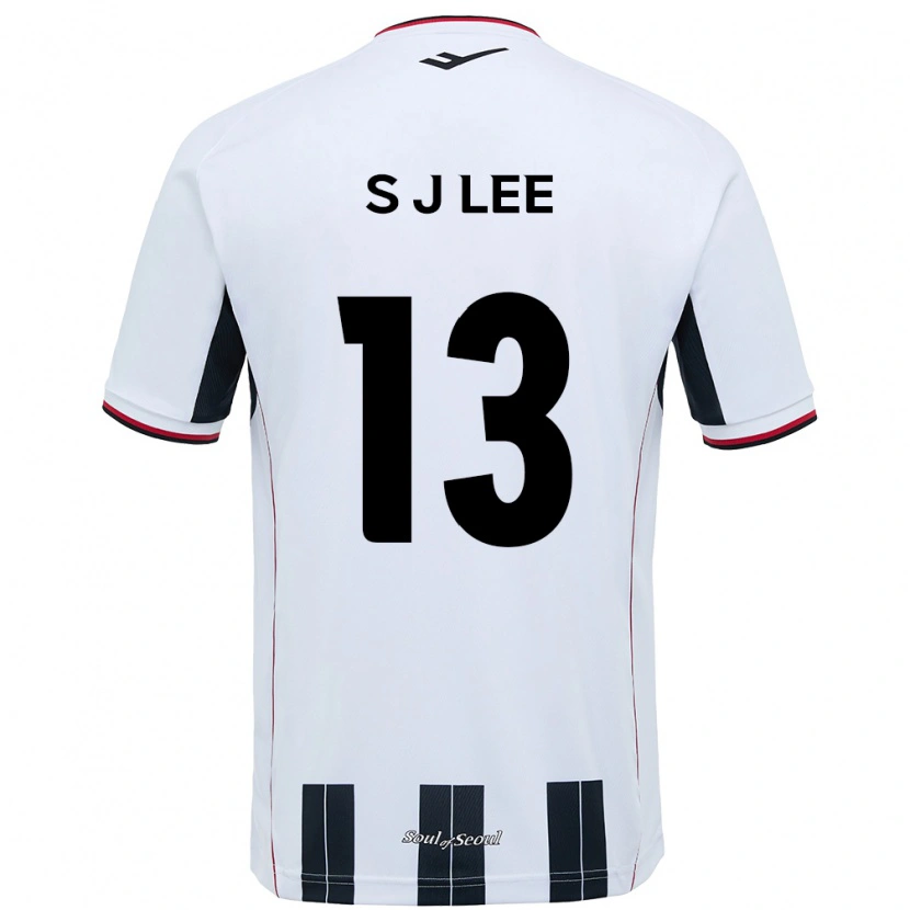 Danxen Damen Seo-Jun Lee #13 Weiß Schwarz Auswärtstrikot Trikot 2025/26 T-Shirt Österreich