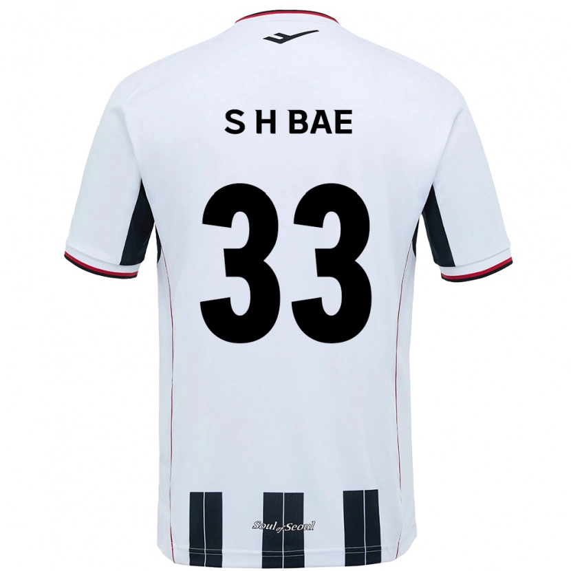 Danxen Damen Hyun-Seo Bae #33 Weiß Schwarz Auswärtstrikot Trikot 2025/26 T-Shirt Österreich