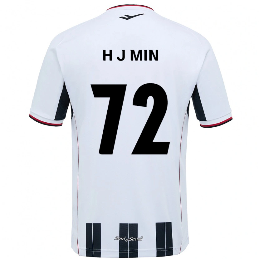 Danxen Damen Ji-Hoon Min #72 Weiß Schwarz Auswärtstrikot Trikot 2025/26 T-Shirt Österreich