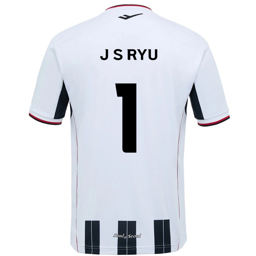 Danxen Damen Ryu Ji-Soo #1 Weiß Schwarz Auswärtstrikot Trikot 2025/26 T-Shirt Österreich