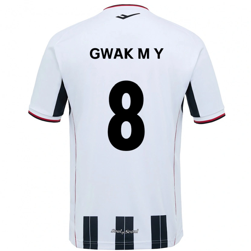 Danxen Damen Gwak Min-Young #8 Weiß Schwarz Auswärtstrikot Trikot 2025/26 T-Shirt Österreich