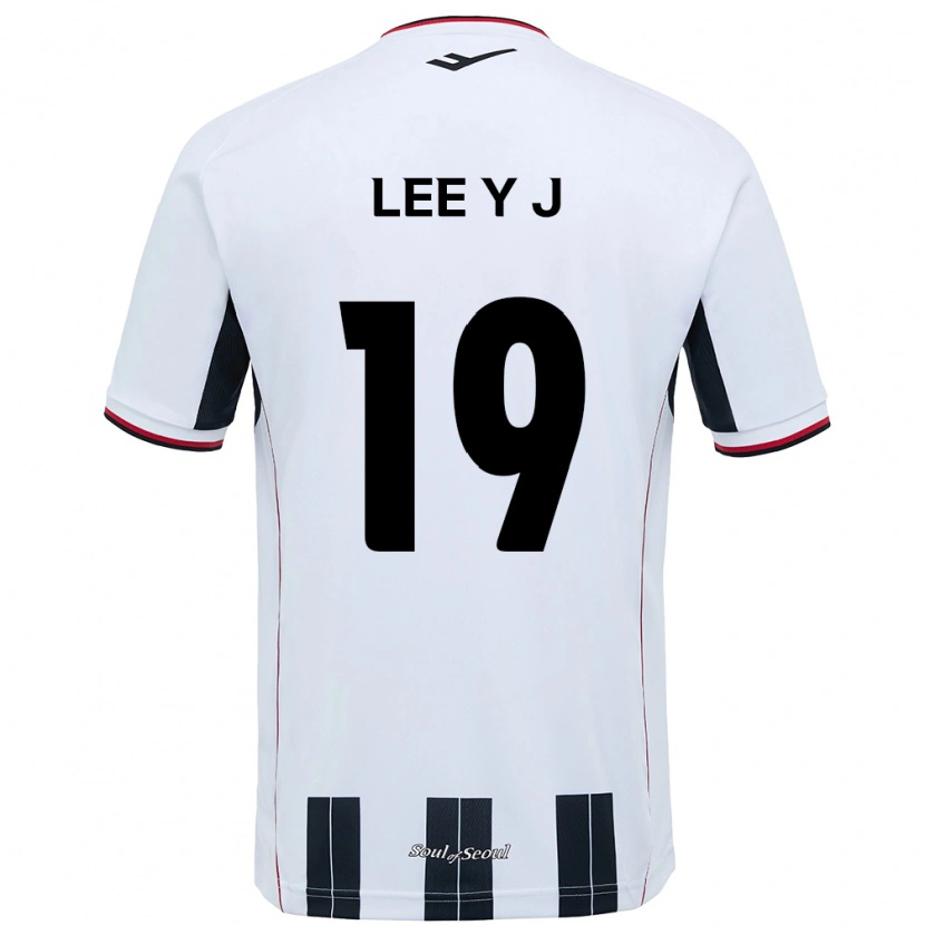 Danxen Damen Lee Ye-Jin #19 Weiß Schwarz Auswärtstrikot Trikot 2025/26 T-Shirt Österreich