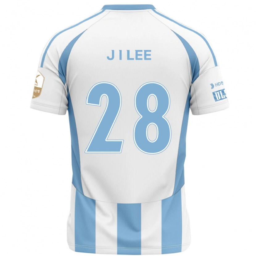 Danxen Damen Jae-Ik Lee #28 Weiß Himmelblau Auswärtstrikot Trikot 2025/26 T-Shirt Österreich