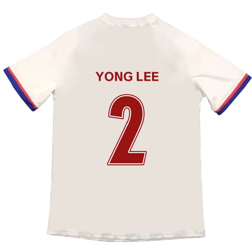 Danxen Damen Yong Lee #2 Off-White Rot Auswärtstrikot Trikot 2025/26 T-Shirt Österreich