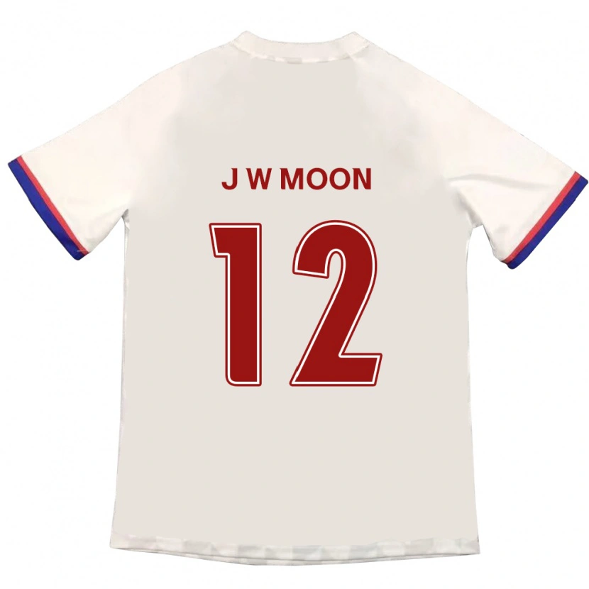 Danxen Damen Jung-Woo Moon #12 Off-White Rot Auswärtstrikot Trikot 2025/26 T-Shirt Österreich