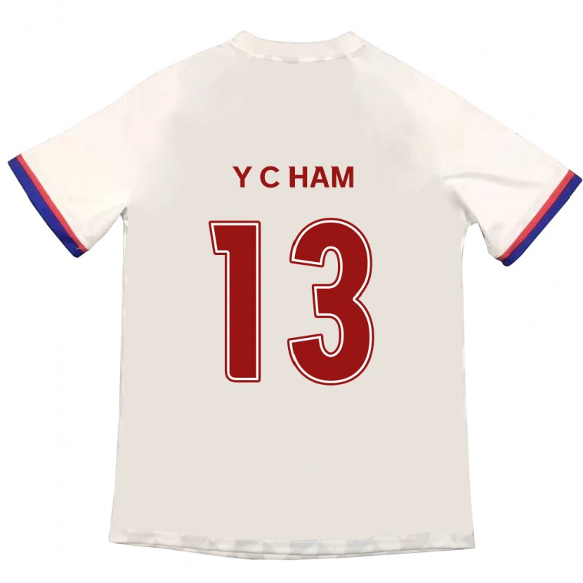Danxen Damen Young-Chan Ham #13 Off-White Rot Auswärtstrikot Trikot 2025/26 T-Shirt Österreich
