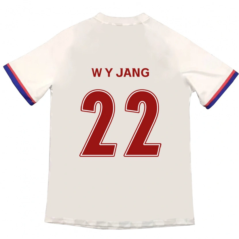 Danxen Damen Young-Woo Jang #22 Off-White Rot Auswärtstrikot Trikot 2025/26 T-Shirt Österreich