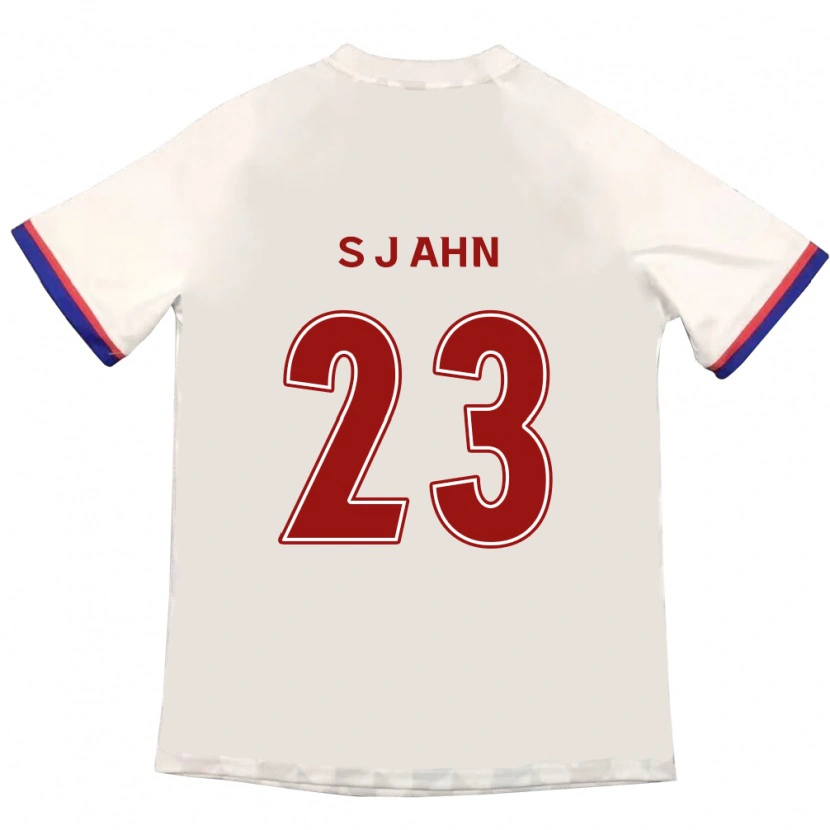 Danxen Damen Jun-Su Ahn #23 Off-White Rot Auswärtstrikot Trikot 2025/26 T-Shirt Österreich