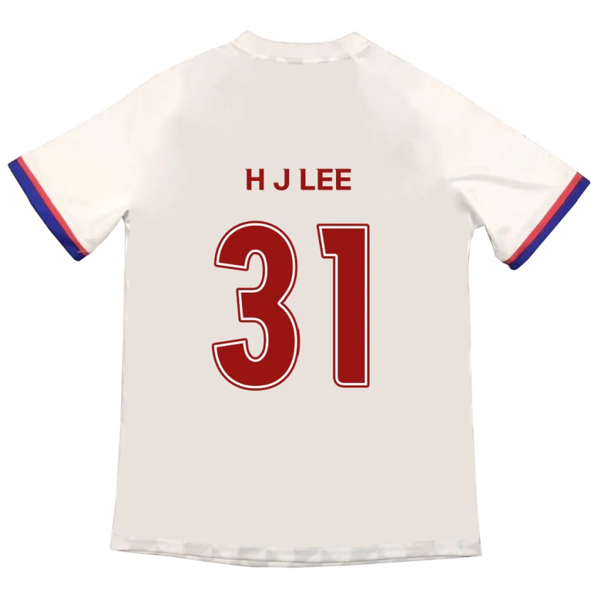 Danxen Damen Jae-Hoon Lee #31 Off-White Rot Auswärtstrikot Trikot 2025/26 T-Shirt Österreich