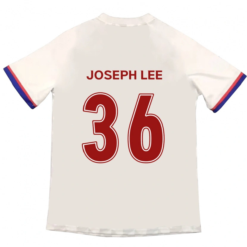 Danxen Damen Joseph Lee #36 Off-White Rot Auswärtstrikot Trikot 2025/26 T-Shirt Österreich