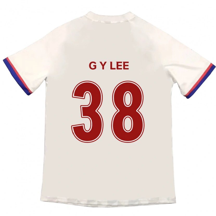 Danxen Damen Yun-Gun Lee #38 Off-White Rot Auswärtstrikot Trikot 2025/26 T-Shirt Österreich