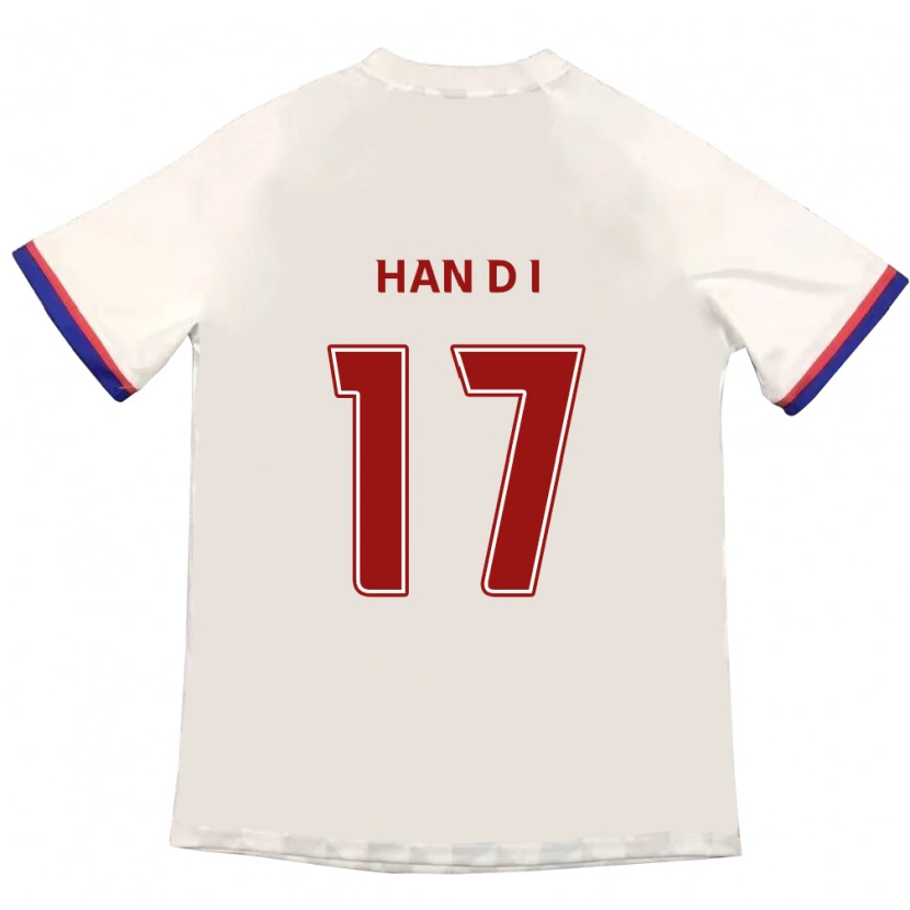 Danxen Damen Han Da-In #17 Off-White Rot Auswärtstrikot Trikot 2025/26 T-Shirt Österreich