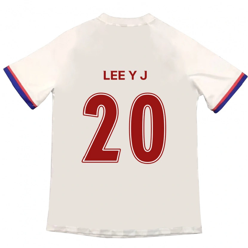 Danxen Damen Lee Yu-Jin #20 Off-White Rot Auswärtstrikot Trikot 2025/26 T-Shirt Österreich