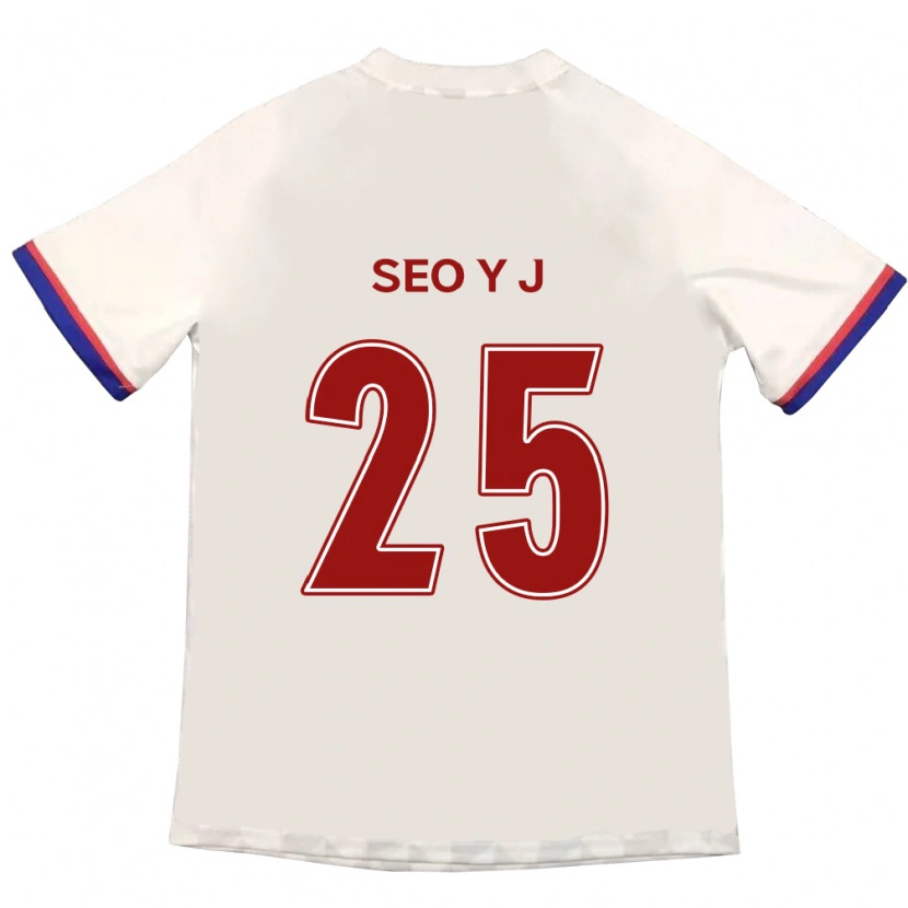 Danxen Damen Seo Ye-Jin #25 Off-White Rot Auswärtstrikot Trikot 2025/26 T-Shirt Österreich