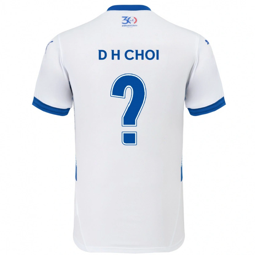 Danxen Damen Da-Hun Choi #0 Weiß Königsblau Auswärtstrikot Trikot 2025/26 T-Shirt Österreich