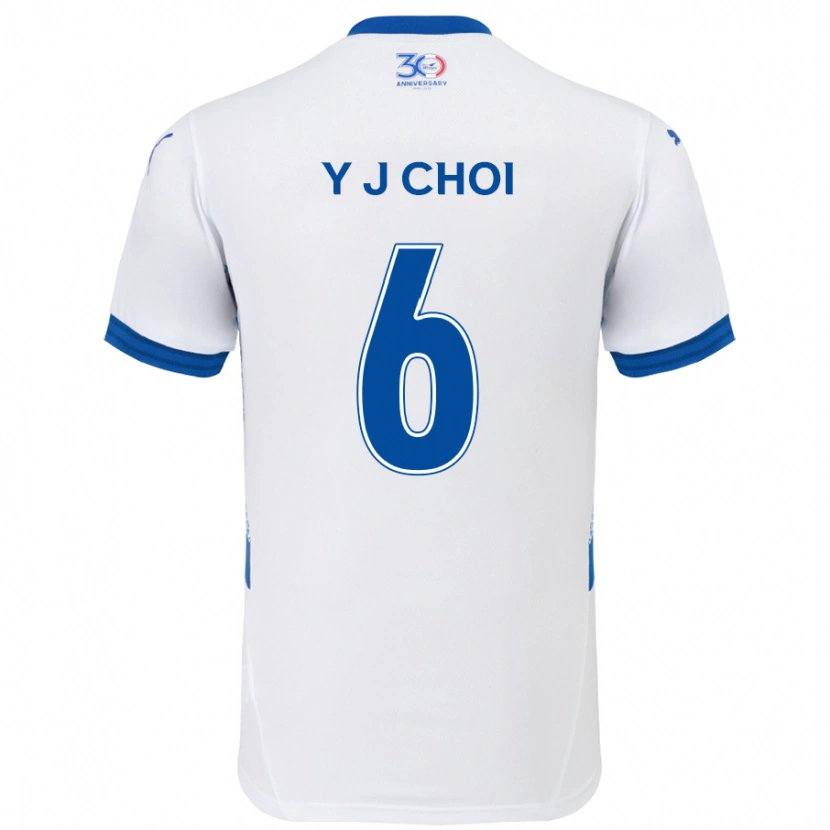 Danxen Damen Young-Jun Choi #6 Weiß Königsblau Auswärtstrikot Trikot 2025/26 T-Shirt Österreich