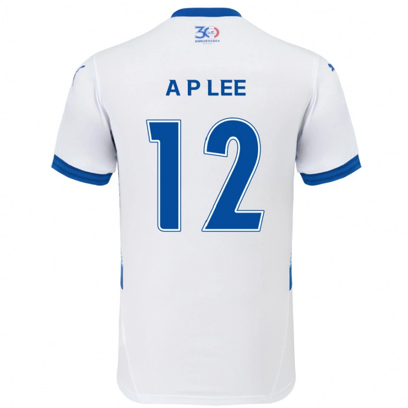 Danxen Damen Pyeong-An Lee #12 Weiß Königsblau Auswärtstrikot Trikot 2025/26 T-Shirt Österreich