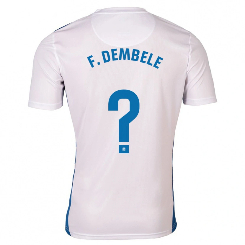 Danxen Damen Fatou Dembele #0 Weiß Blau Heimtrikot Trikot 2025/26 T-Shirt Österreich