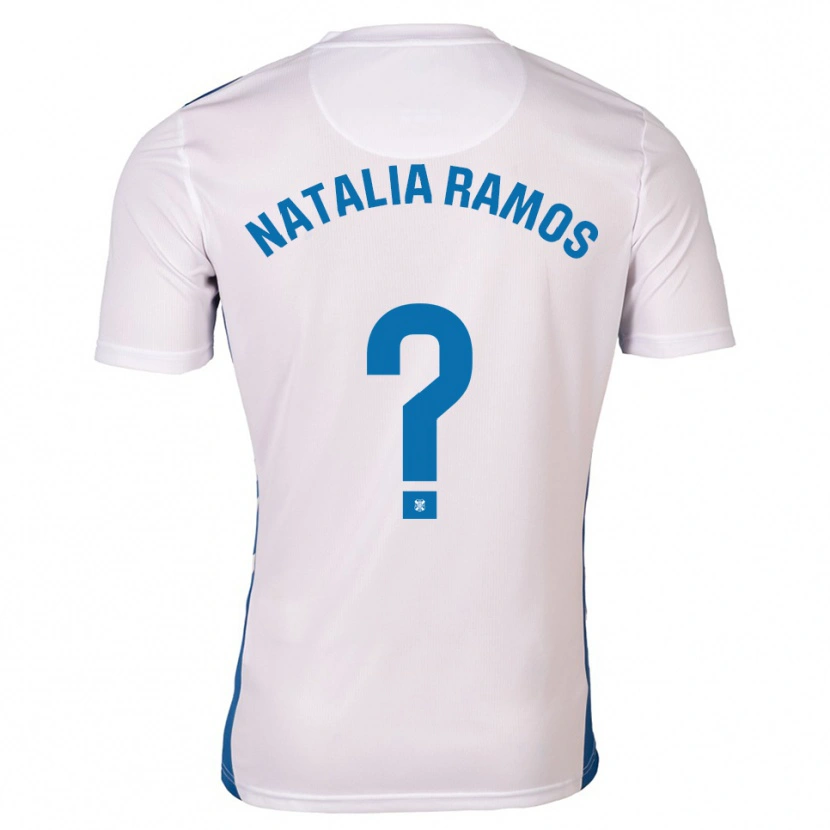 Danxen Damen Natalia Ramos Álvarez #0 Weiß Blau Heimtrikot Trikot 2025/26 T-Shirt Österreich