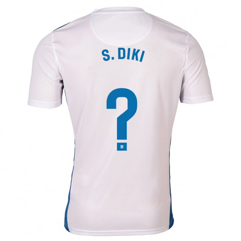 Danxen Damen Sakina Ouzraoui Diki #0 Weiß Blau Heimtrikot Trikot 2025/26 T-Shirt Österreich