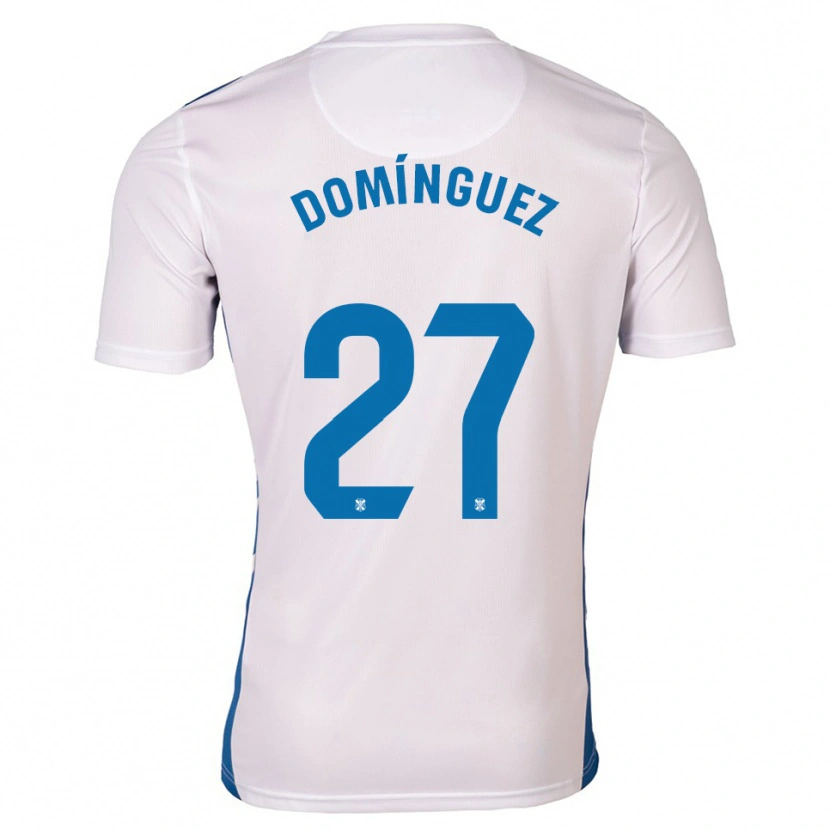 Danxen Damen Carlos Domínguez #27 Weiß Blau Heimtrikot Trikot 2025/26 T-Shirt Österreich