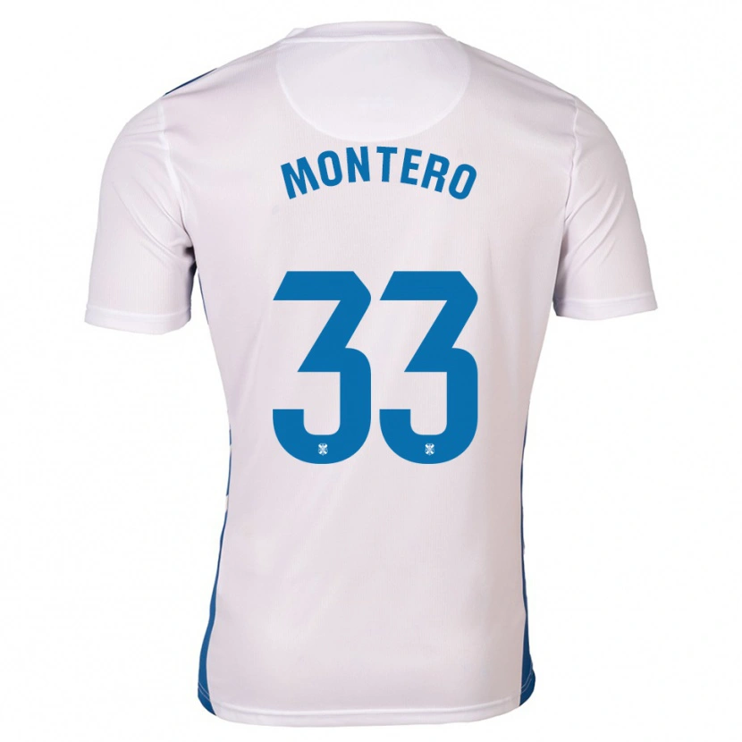Danxen Damen Manuel Montero #33 Weiß Blau Heimtrikot Trikot 2025/26 T-Shirt Österreich