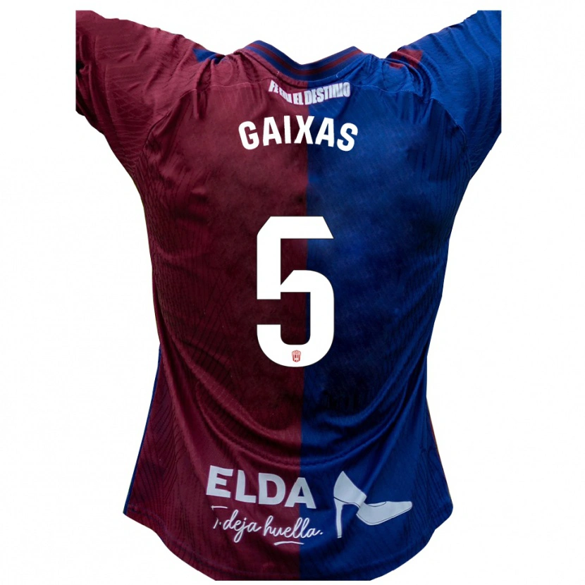 Danxen Damen Arnau Gaixas #5 Blau Rot Heimtrikot Trikot 2025/26 T-Shirt Österreich