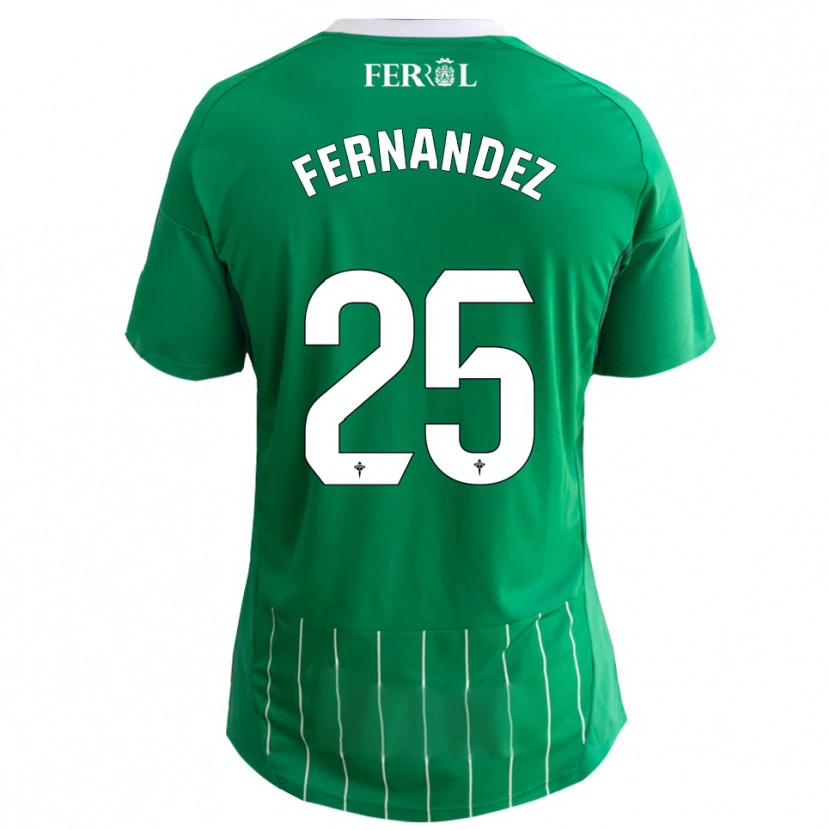 Danxen Damen César Fernández #25 Grün Weiß Heimtrikot Trikot 2025/26 T-Shirt Österreich