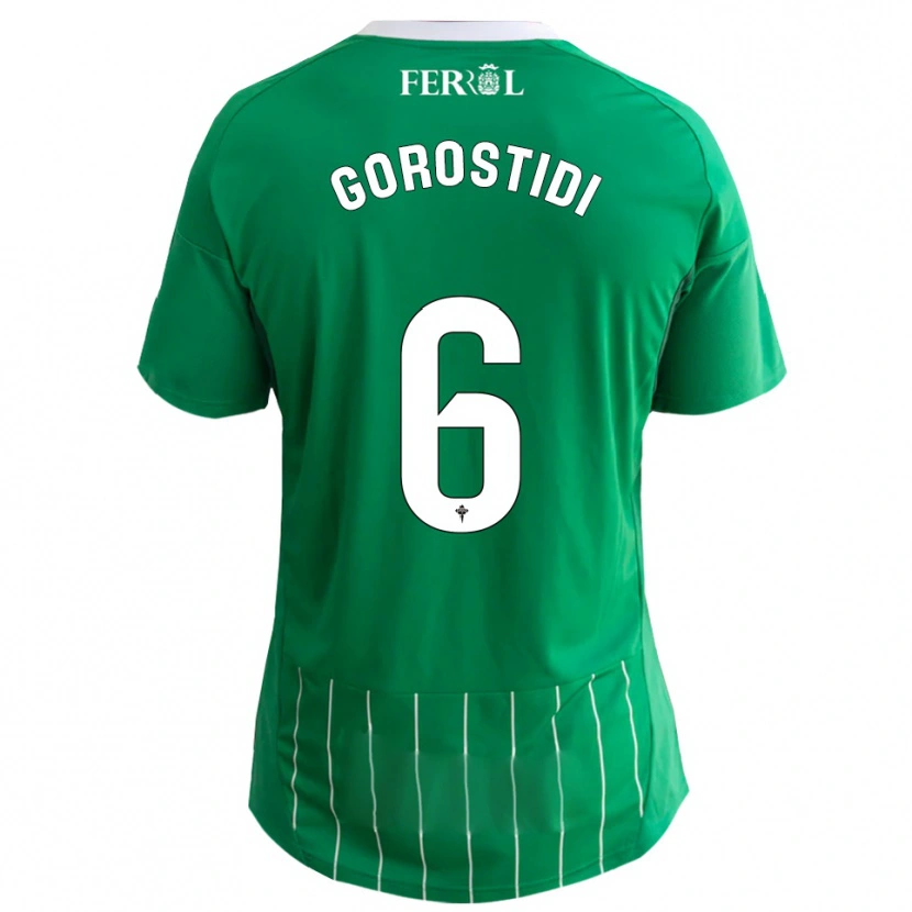 Danxen Damen Ander Gorostidi #6 Grün Weiß Heimtrikot Trikot 2025/26 T-Shirt Österreich
