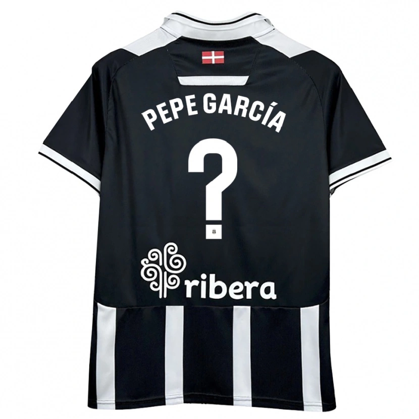 Danxen Damen Pepe García #0 Schwarz Weiß Heimtrikot Trikot 2025/26 T-Shirt Österreich
