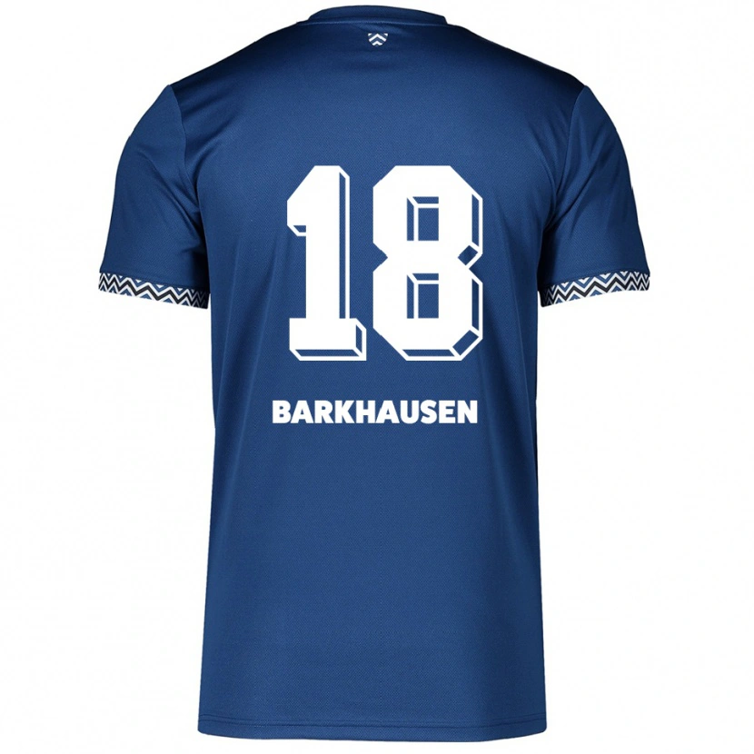 Danxen Damen Rieke Barkhausen #18 Marineblau Weiß Heimtrikot Trikot 2025/26 T-Shirt Österreich