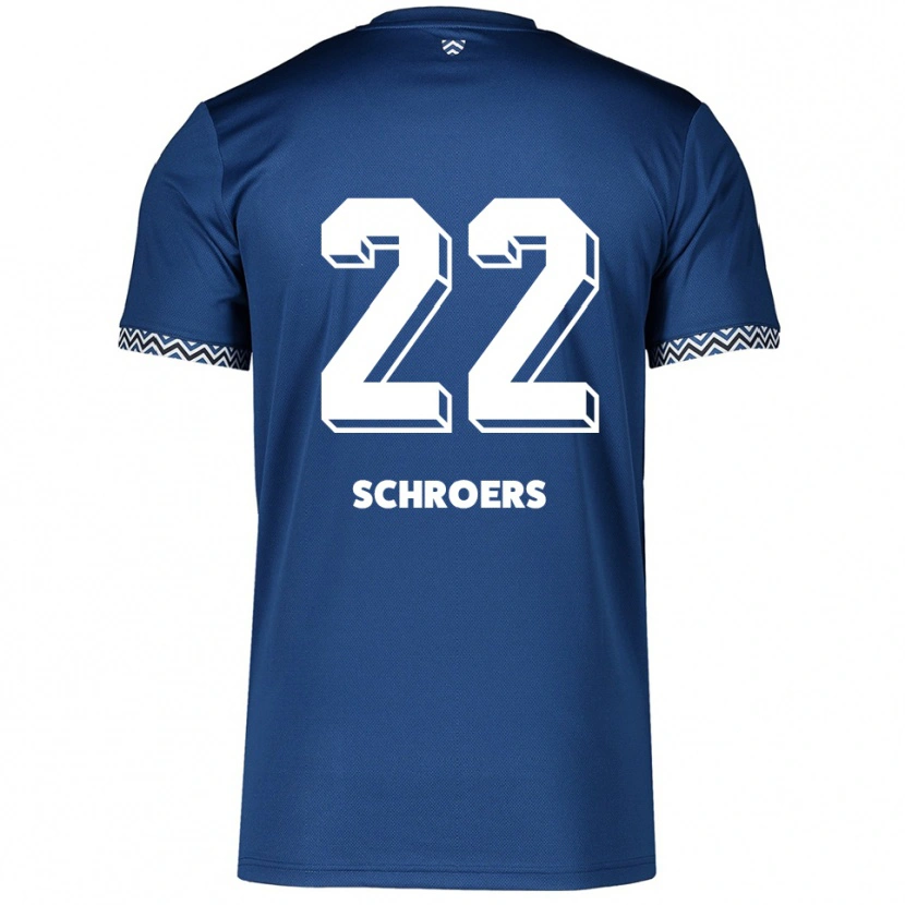 Danxen Damen Mika Schroers #22 Marineblau Weiß Heimtrikot Trikot 2025/26 T-Shirt Österreich