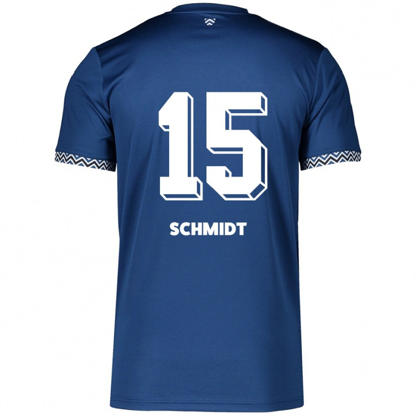 Danxen Damen Pia Schmidt #15 Marineblau Weiß Heimtrikot Trikot 2025/26 T-Shirt Österreich