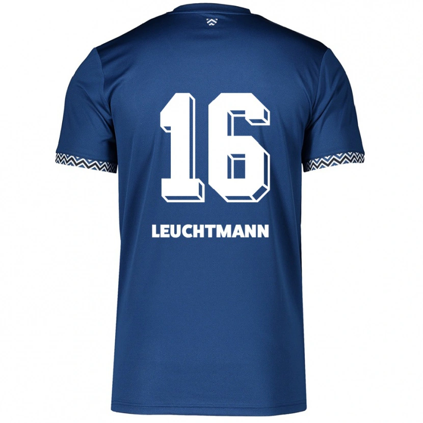 Danxen Damen Jana Leuchtmann #16 Marineblau Weiß Heimtrikot Trikot 2025/26 T-Shirt Österreich