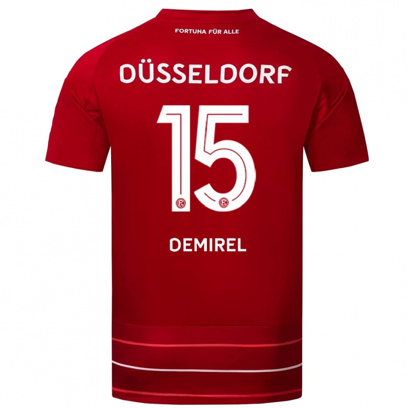 Danxen Damen Yalcin Demirel #15 Rot Weiß Heimtrikot Trikot 2025/26 T-Shirt Österreich