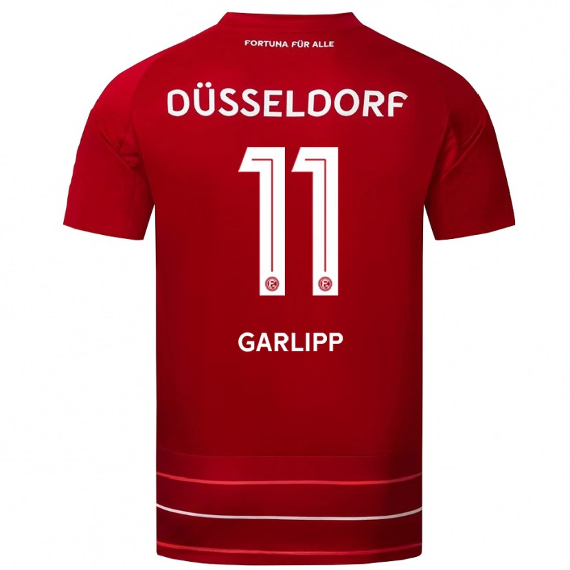 Danxen Damen Lennart Garlipp #11 Rot Weiß Heimtrikot Trikot 2025/26 T-Shirt Österreich