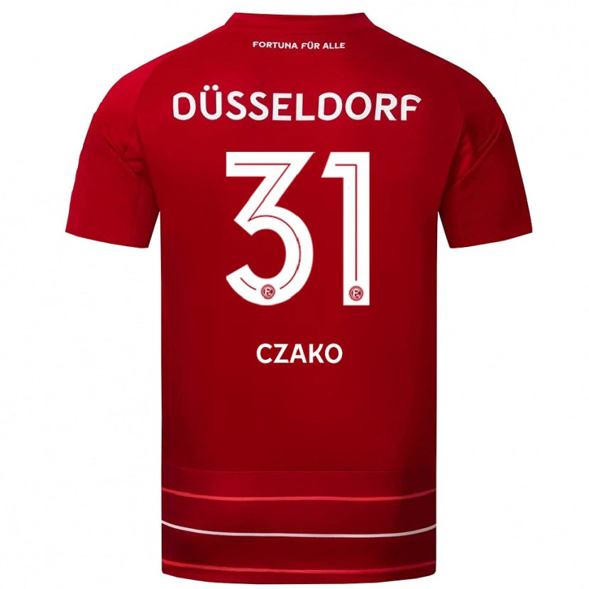 Danxen Damen Milán Czakó #31 Rot Weiß Heimtrikot Trikot 2025/26 T-Shirt Österreich