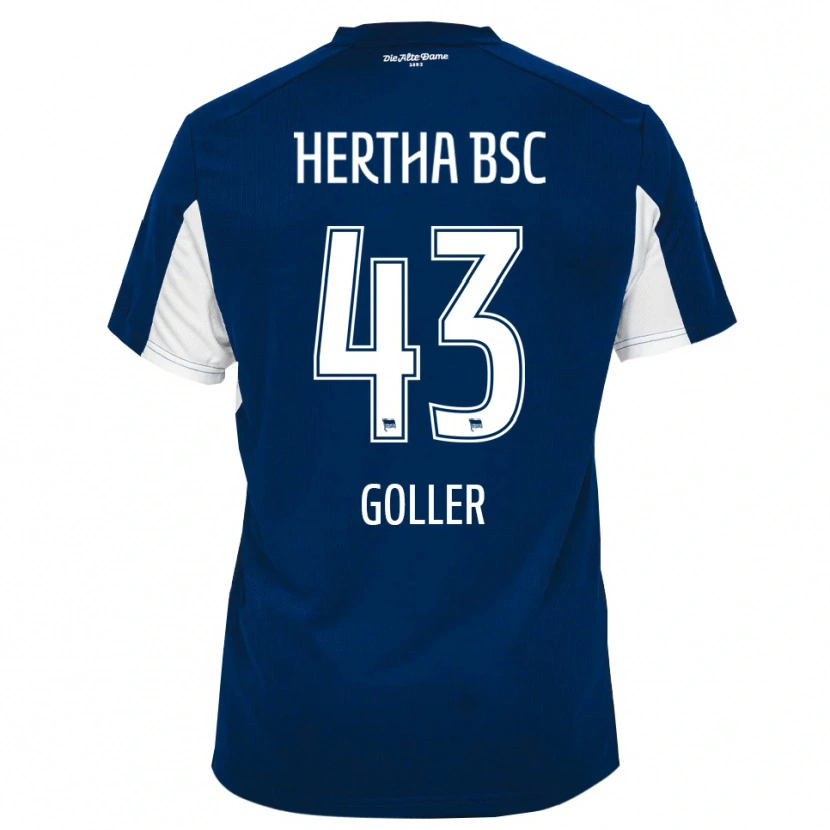 Danxen Damen Tim Goller #43 Weiß Blau Heimtrikot Trikot 2025/26 T-Shirt Österreich