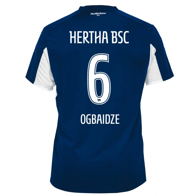 Danxen Damen Shalva Ogbaidze #6 Weiß Blau Heimtrikot Trikot 2025/26 T-Shirt Österreich