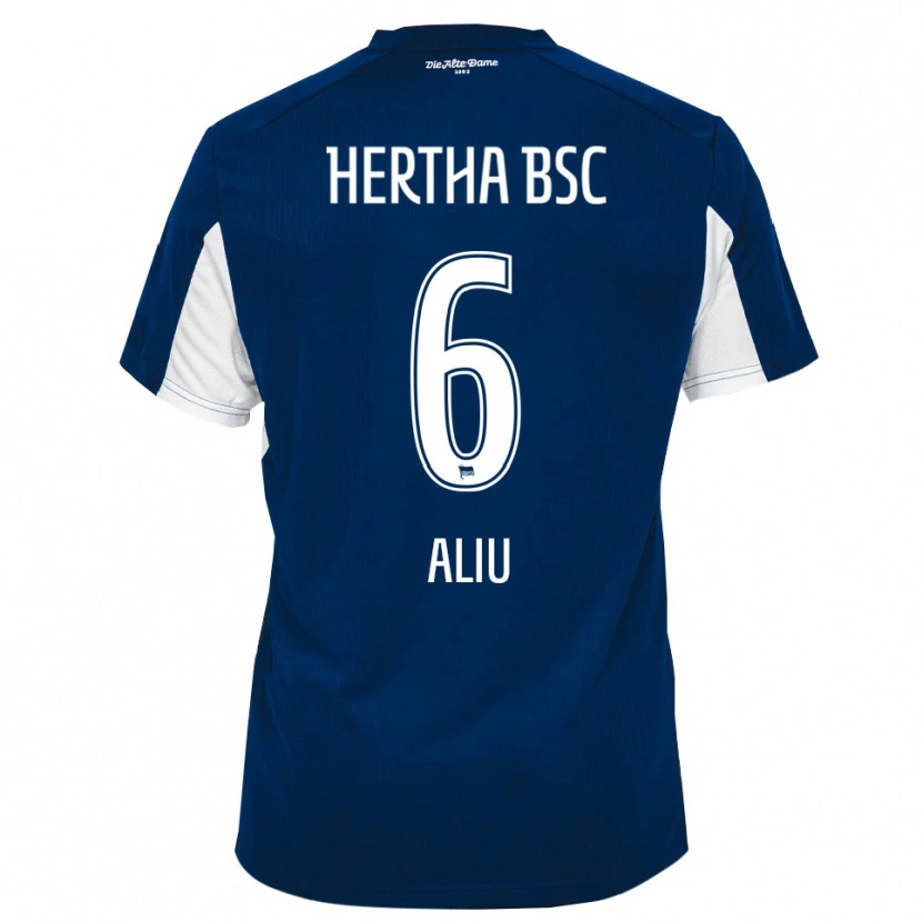 Danxen Damen Lorent Aliu #6 Weiß Blau Heimtrikot Trikot 2025/26 T-Shirt Österreich